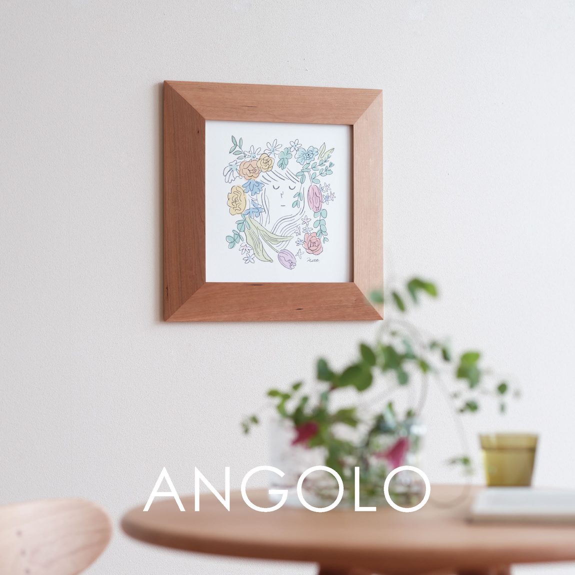 ANGOLO 30×30 cherry (flowers)